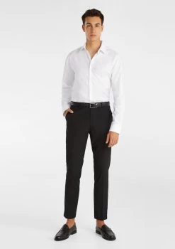 Goodfella Slim Tapered Cuff Dress Pant -yd. 20ABOD03ST BLK MODEL
