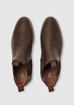 Barrett Leather Boots -yd. 20AFWD01 BRN 5