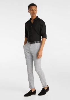Santana Check Skinny Chinos -yd. 20CBOC05 BLK 4