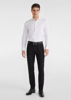 Astoria Slim Dress Shirt -yd. 20DLSD01 WHT MODEL