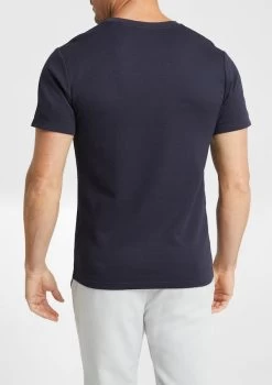 Self Stripe Textured Tee