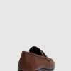 Dayton Textured Leather Loafer -yd. 21CFWD01 TAN 2