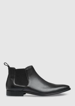 New York Leather Chelsea Boot -yd. 21CFWD03 BLK 1