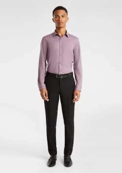 Tech Movement Slim Dress Shirt -yd. 21CLSD16 MULB MODEL