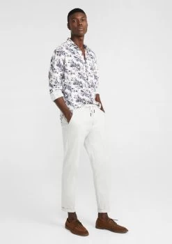 Tropics Viscose Blend Shirt -yd. 21CLSX24 WHT 6