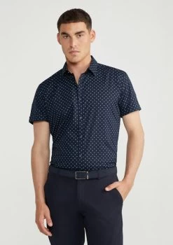 Tylo Print Shirt -yd. 21CSSX04 NAV 1