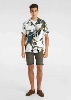 Sebby Viscose Print Shirt -yd. 21CSSX26 MUL MODEL