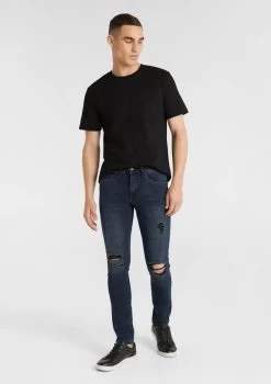 Dexter Ripped Skinny Jean -yd. Y223DE03 INK MODEL