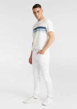 Lemmy Ripped Skinny Jean -yd. Y223DE09 WHT 4