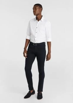 Garner Slim Shirt -yd. Y223LS03 WHT MODEL