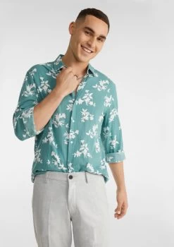 Larson Print Shirt -yd. Y223LS10 TEA 1