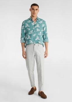 Larson Print Shirt -yd. Y223LS10 TEA MODEL