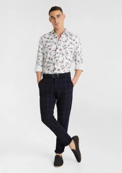 Off Shore Slim Floral Shirt -yd. Y223LS15 MLT MODEL