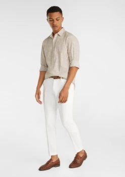 Tonal Floral Shirt -yd. Y223LS16 NAT 4