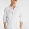 Atticus Linen Blend Stripe Shirt