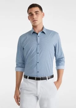 Metric Slim Shirt -yd. Y223LS20 BLU 1