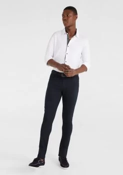 Alessio Slim Shirt -yd. Y223LS29 WHT MODEL