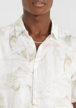 Gympie Print Shirt -yd. Y223SS07 NAT 3