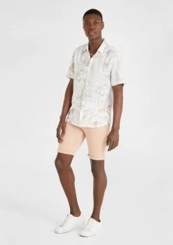 Gympie Print Shirt -yd. Y223SS07 NAT 4