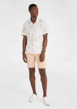 Gympie Print Shirt -yd. Y223SS07 NAT MODEL