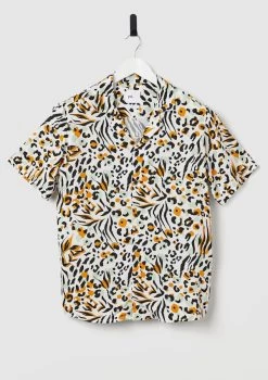 Snappy Viscose Print Shirt -yd. Y223SS13 MLT CROP