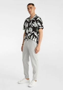 Aftermath Viscose Print Shirt -yd. Y223SS18 BLK 4