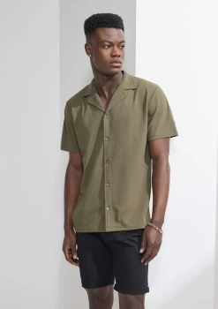 Carven Stretch Shirt -yd. Y223SS24 KHA CROP