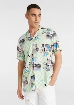 Yikes Viscose Print Shirt -yd. Y223SS28 SGE 1