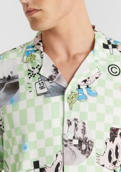 Yikes Viscose Print Shirt -yd. Y223SS28 SGE 3