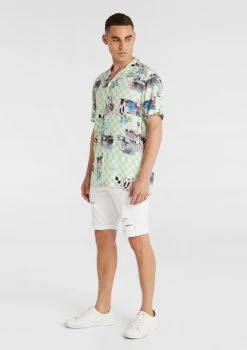 Yikes Viscose Print Shirt -yd. Y223SS28 SGE 4