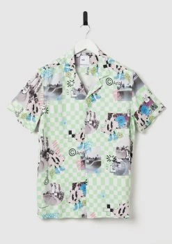 Yikes Viscose Print Shirt -yd. Y223SS28 SGE CROP