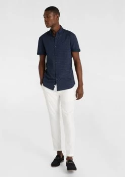 Bowen Shirt -yd. Y223SS30 NVY MODEL