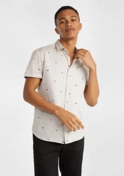 Oaks Print Shirt -yd. Y223SS31 NAT 1