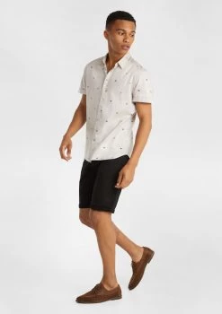 Oaks Print Shirt -yd. Y223SS31 NAT 4