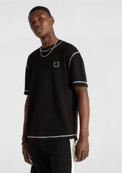 Bleeker Relaxed Tee -yd. Y223TB05 BLK 1