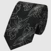 Barnes Floral 6.5 Cm Tie -yd. Y223TI55 BLK 1