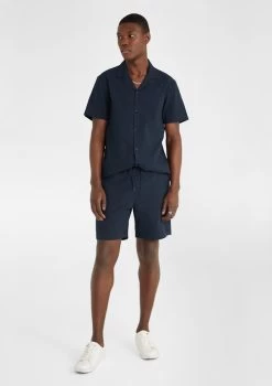 Seersucker Relaxed Short -yd. Y224SH02 NVY MODEL