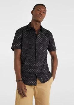 Corey Geo Slim Shirt -yd. Y224SS03 BLK 1