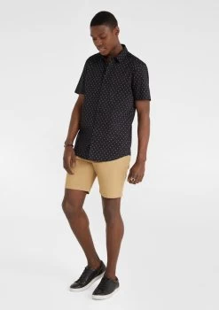 Corey Geo Slim Shirt -yd. Y224SS03 BLK 4