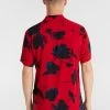 Elijah Print Shirt -yd. Y224SS05 RED 2