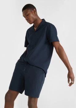 Seersucker Shirt -yd. Y224SS06 NVY 1