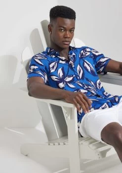 Aby Abstract Shirt -yd. Y224SS08 BRCO CROP