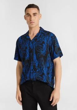 Pacey Printed Shirt -yd. Y224SS10 BLK 1