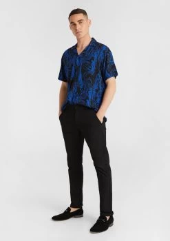 Pacey Printed Shirt -yd. Y224SS10 BLK 4