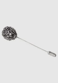 Lion Head Lapel Pin