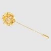 Floral Lapel Pin -yd. Y231AC07 GLD 1