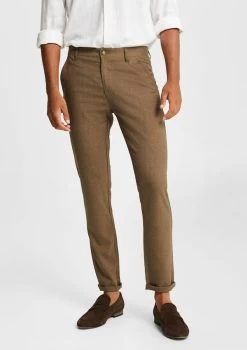 WASHINGTON TEXTURED SUIT -yd. Y231BL10 COF MODEL 5