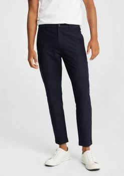 HALE TEXTURED SLIM SUIT -yd. Y231BL14 NVY MODEL 5