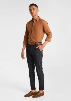 Skite Skinny Check Chino -yd. Y231CB03 NAV 4