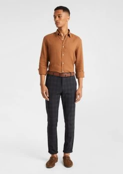 Skite Skinny Check Chino -yd. Y231CB03 NAV MODEL